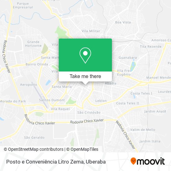 Posto e Conveniência Litro Zema map