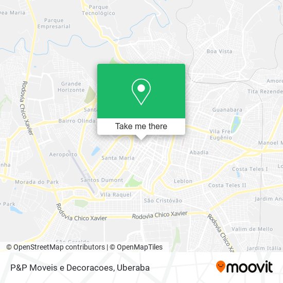 P&P Moveis e Decoracoes map