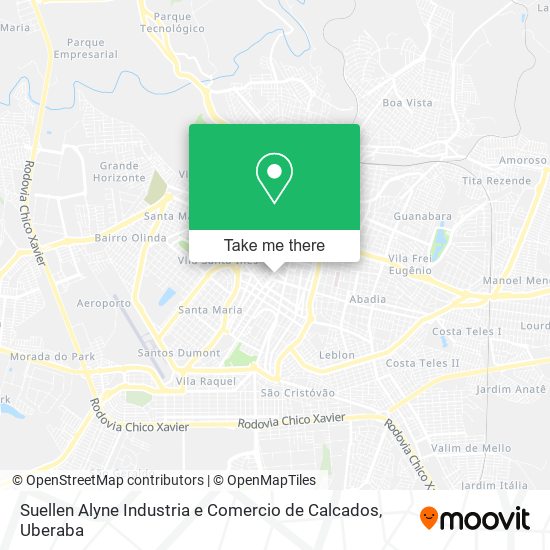 Suellen Alyne Industria e Comercio de Calcados map