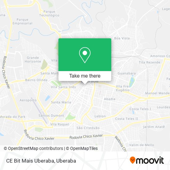 Mapa CE Bit Mais Uberaba