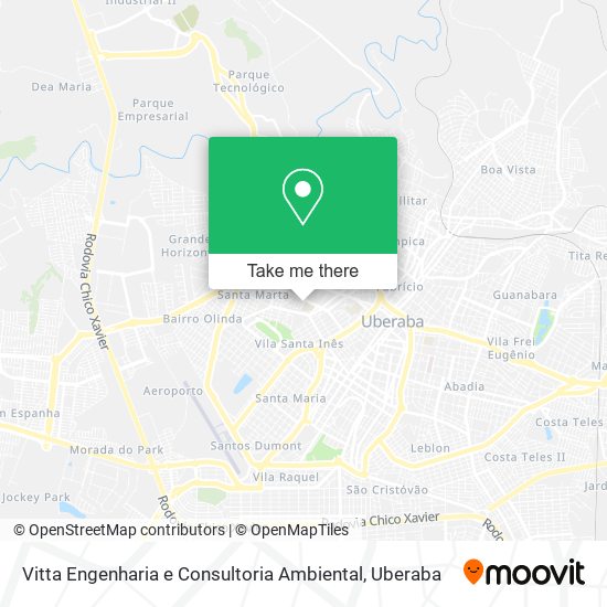 Mapa Vitta Engenharia e Consultoria Ambiental