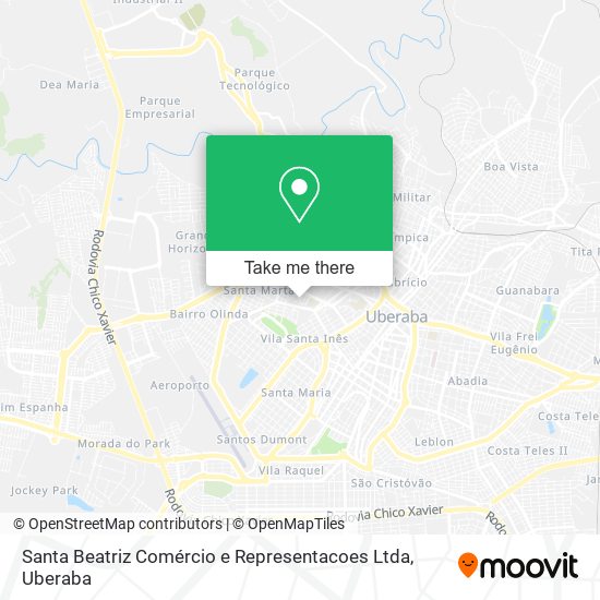Santa Beatriz Comércio e Representacoes Ltda map