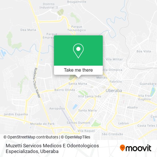 Mapa Muzetti Servicos Medicos E Odontologicos Especializados