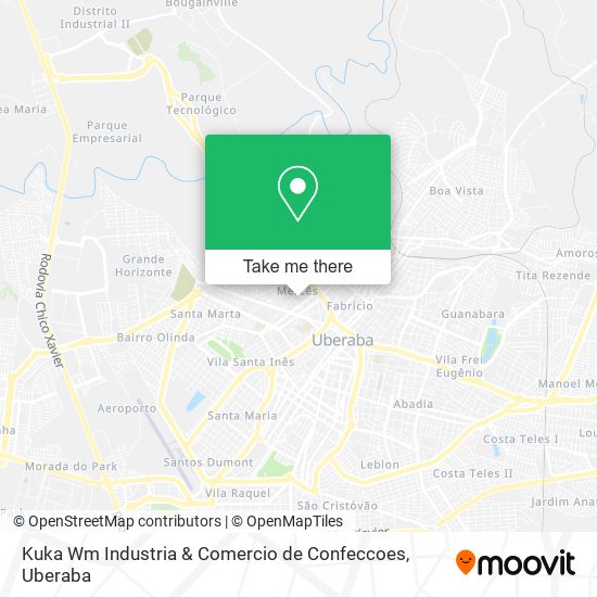 Kuka Wm Industria & Comercio de Confeccoes map