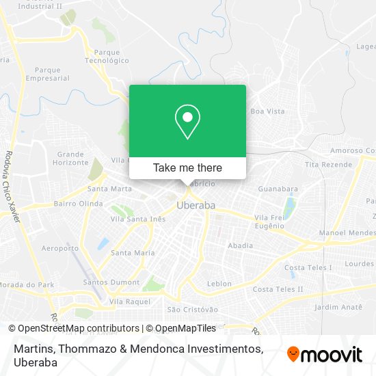 Martins, Thommazo & Mendonca Investimentos map