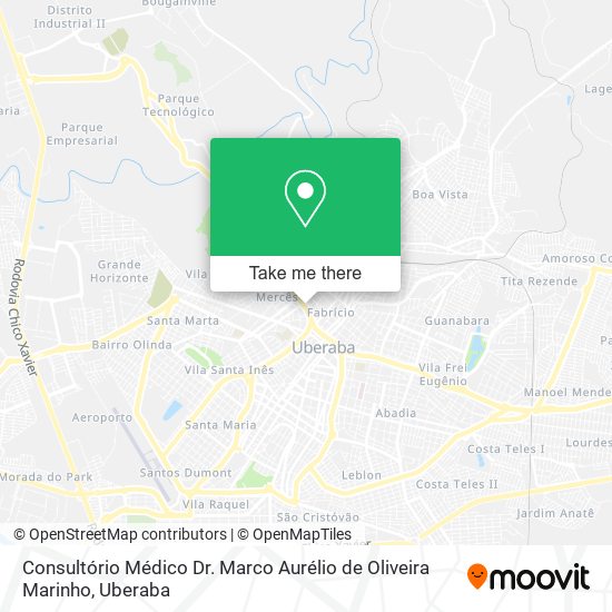 Mapa Consultório Médico Dr. Marco Aurélio de Oliveira Marinho