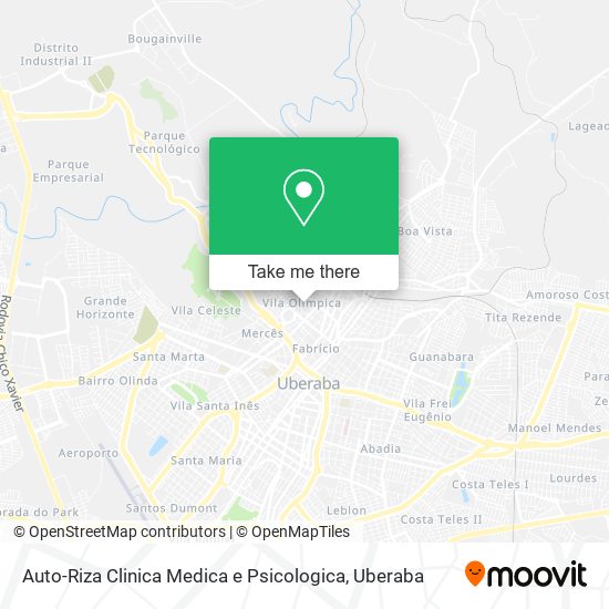 Auto-Riza Clinica Medica e Psicologica map