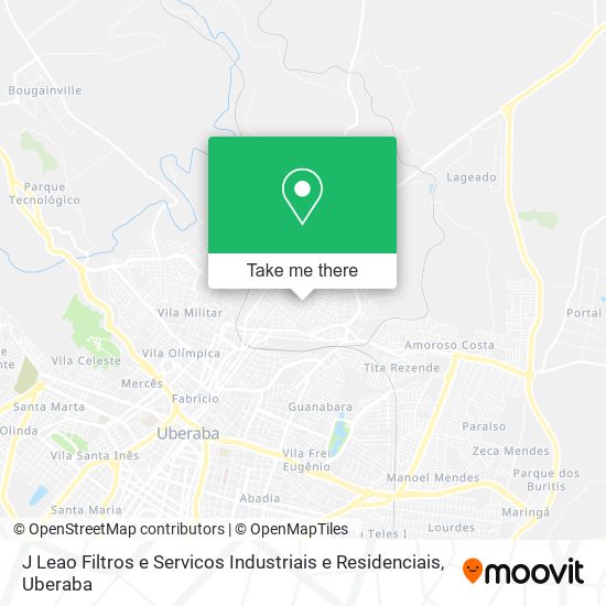 J Leao Filtros e Servicos Industriais e Residenciais map