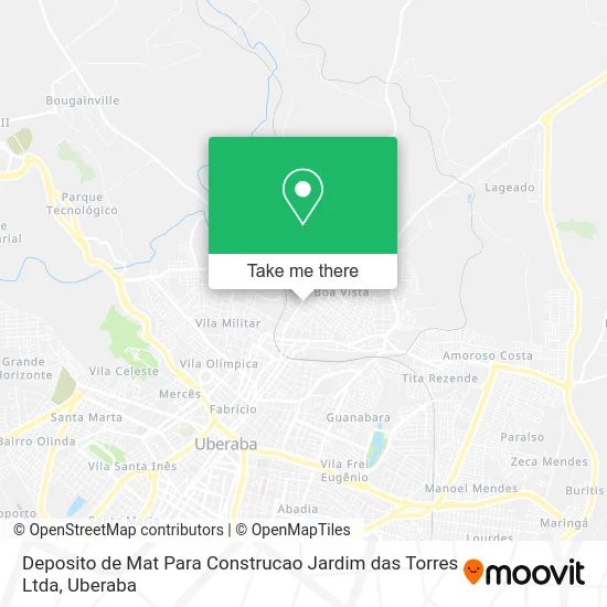 Deposito de Mat Para Construcao Jardim das Torres Ltda map