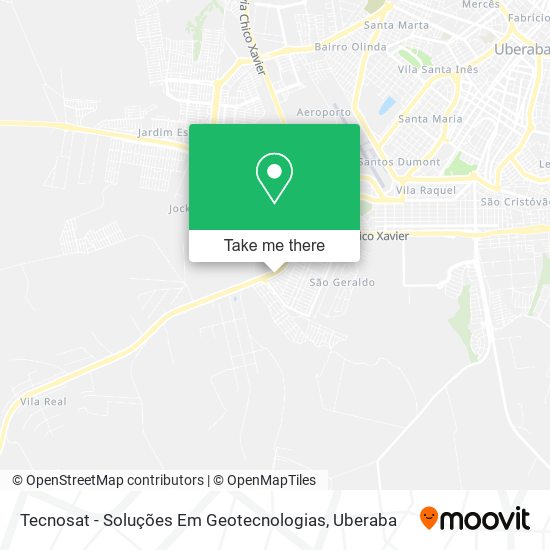 Mapa Tecnosat - Soluções Em Geotecnologias