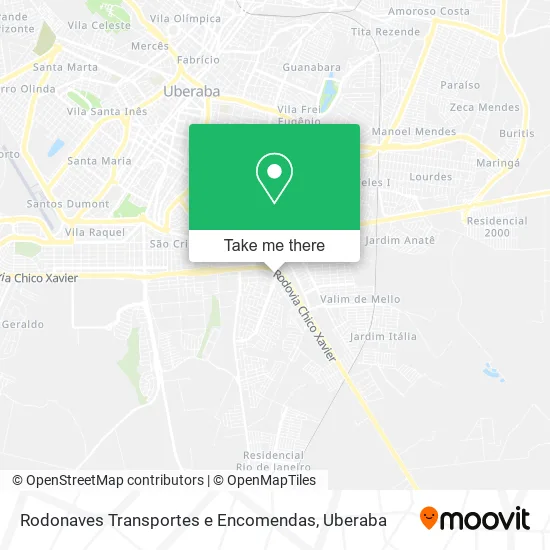 Rodonaves Transportes e Encomendas map