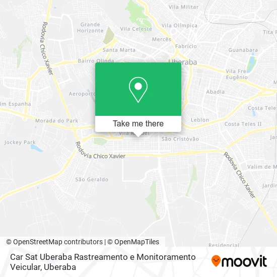 Car Sat Uberaba Rastreamento e Monitoramento Veicular map