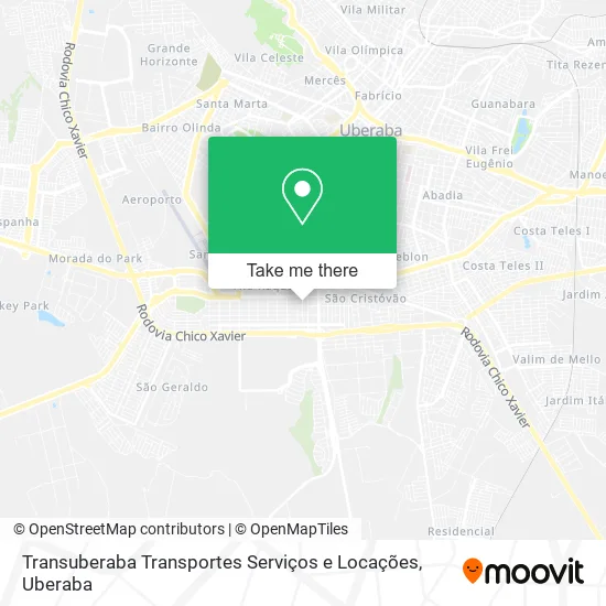 Transuberaba Transportes Serviços e Locações map