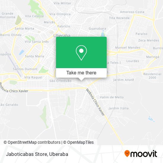 Mapa Jaboticabas Store