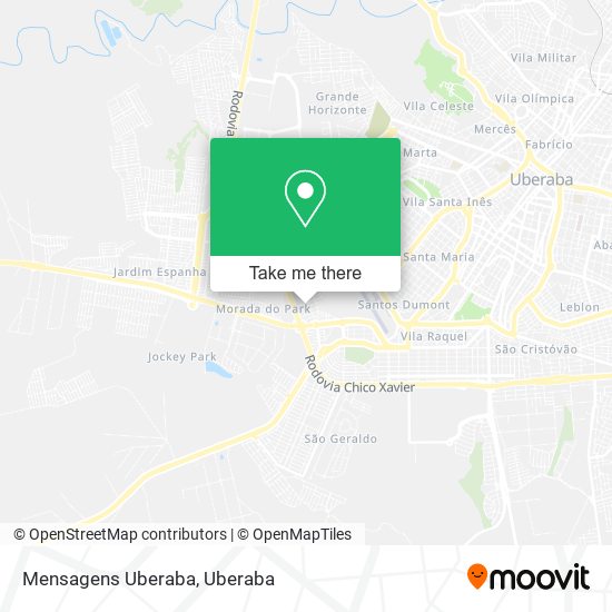 Mensagens Uberaba map