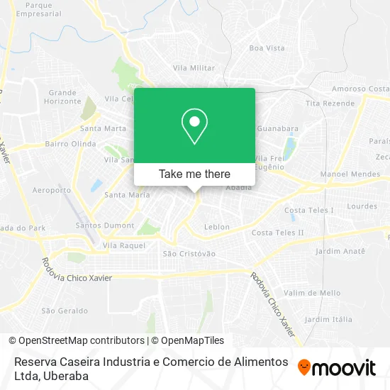 Reserva Caseira Industria e Comercio de Alimentos Ltda map