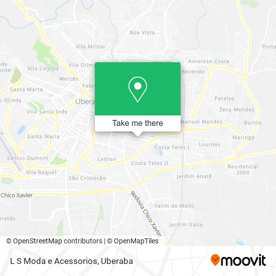 L S Moda e Acessorios map