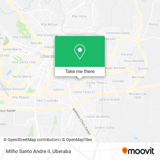 Mapa Milho Santo Andre II