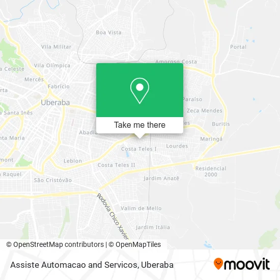 Assiste Automacao and Servicos map