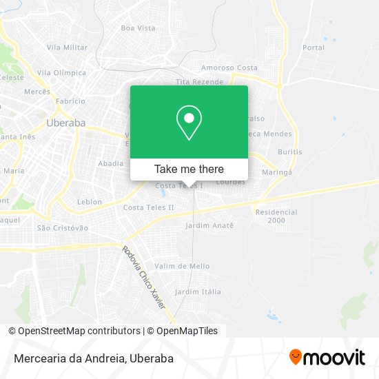 Mercearia da Andreia map