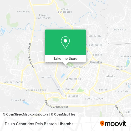 Paulo Cesar dos Reis Bastos map