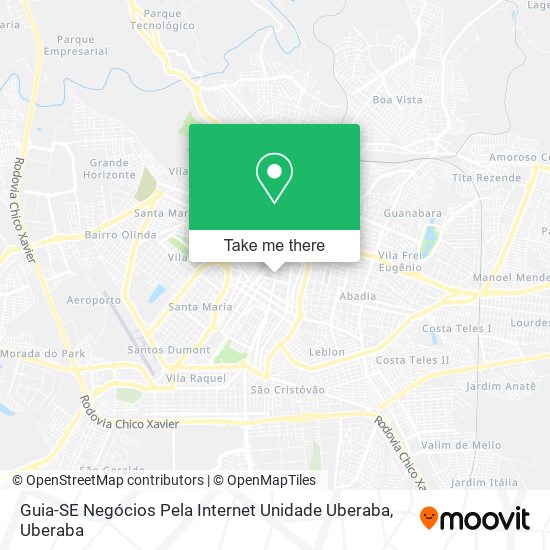 Mapa Guia-SE Negócios Pela Internet Unidade Uberaba