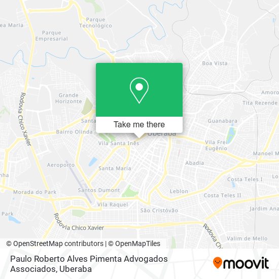 Paulo Roberto Alves Pimenta Advogados Associados map