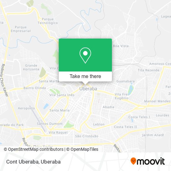 Mapa Cont Uberaba