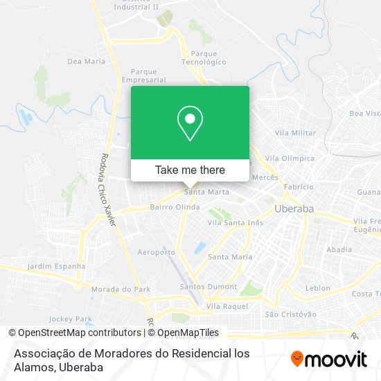 Associação de Moradores do Residencial los Alamos map