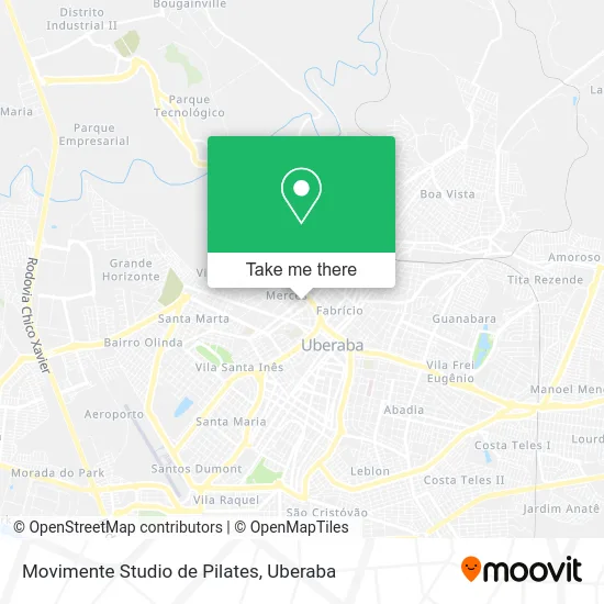 Movimente Studio de Pilates map