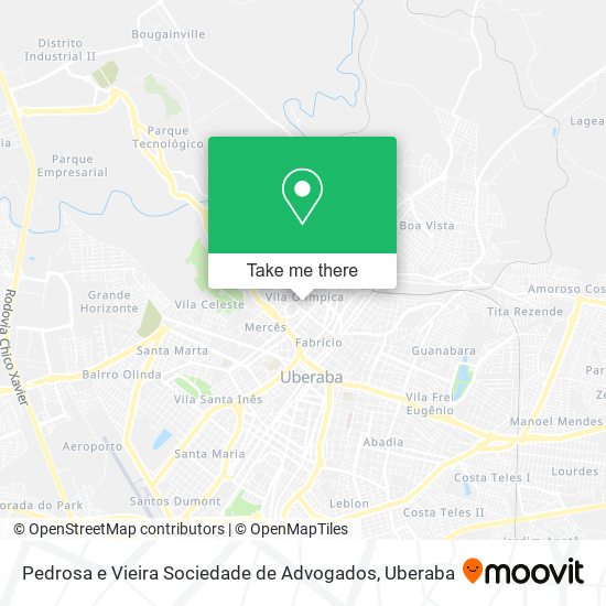 Mapa Pedrosa e Vieira Sociedade de Advogados