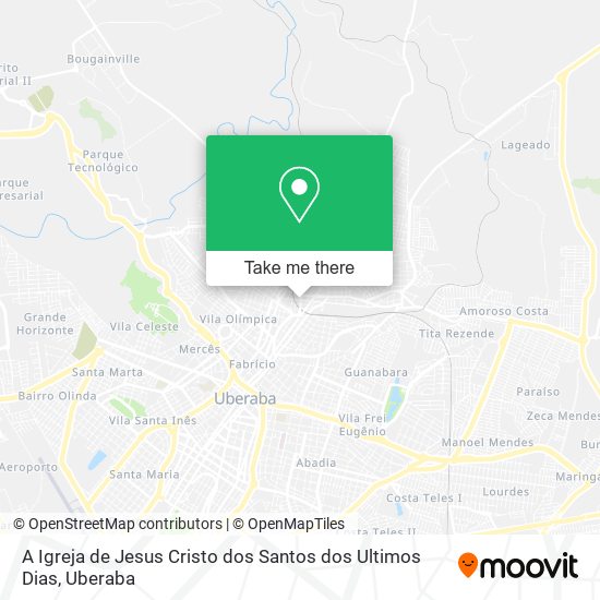 A Igreja de Jesus Cristo dos Santos dos Ultimos Dias map