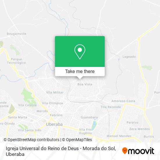 Igreja Universal do Reino de Deus - Morada do Sol map