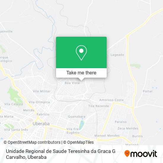 Unidade Regional de Saude Teresinha da Graca G Carvalho map