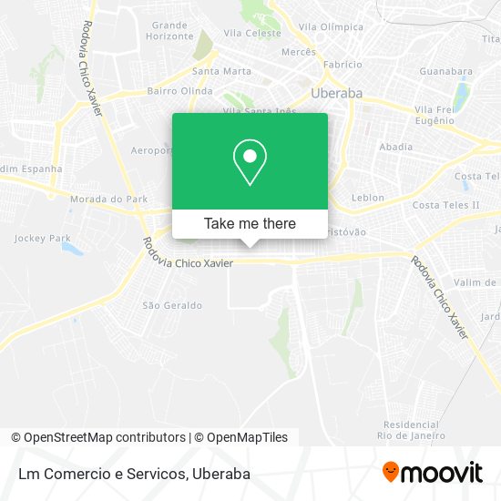 Lm Comercio e Servicos map