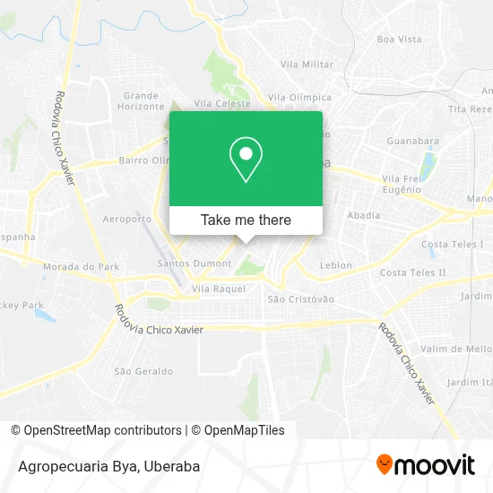 Agropecuaria Bya map