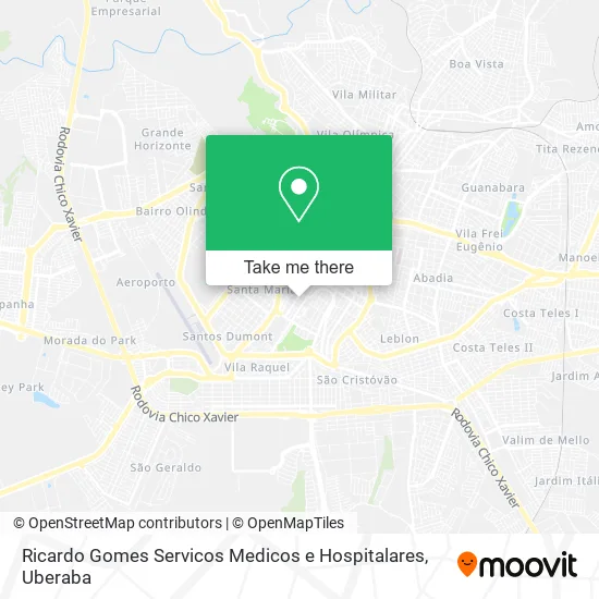 Ricardo Gomes Servicos Medicos e Hospitalares map
