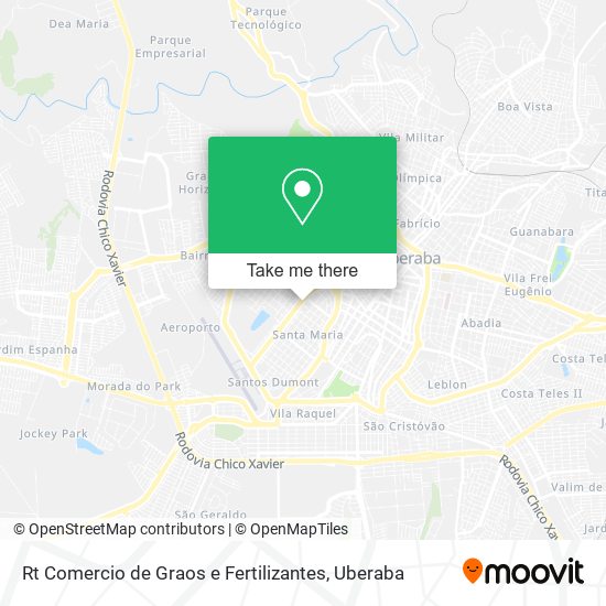 Rt Comercio de Graos e Fertilizantes map