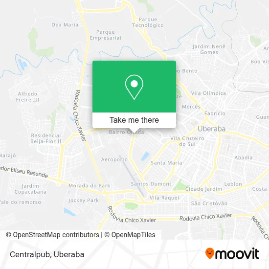 Centralpub map