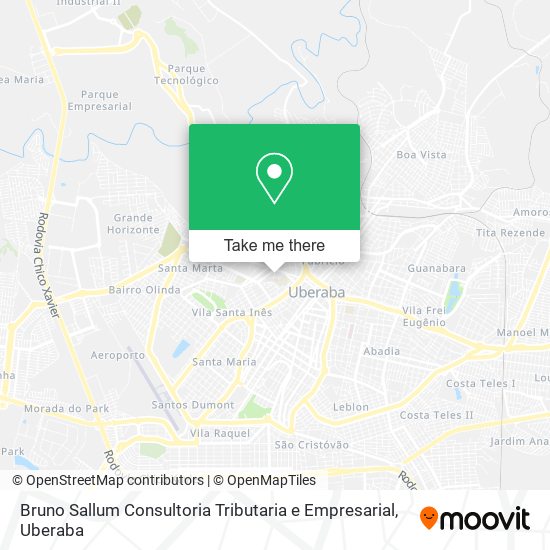 Mapa Bruno Sallum Consultoria Tributaria e Empresarial