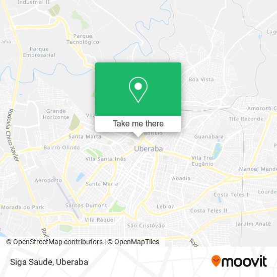 Siga Saude map