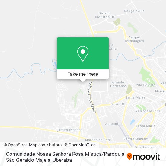 Comunidade Nossa Senhora Rosa Mística / Paróquia São Geraldo Majela map