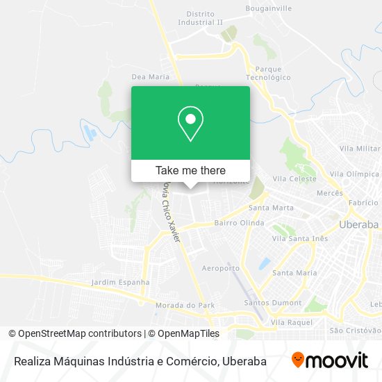 Realiza Máquinas Indústria e Comércio map