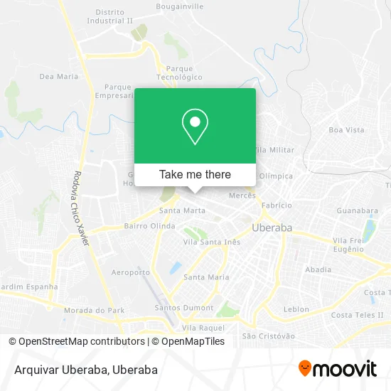 Arquivar Uberaba map