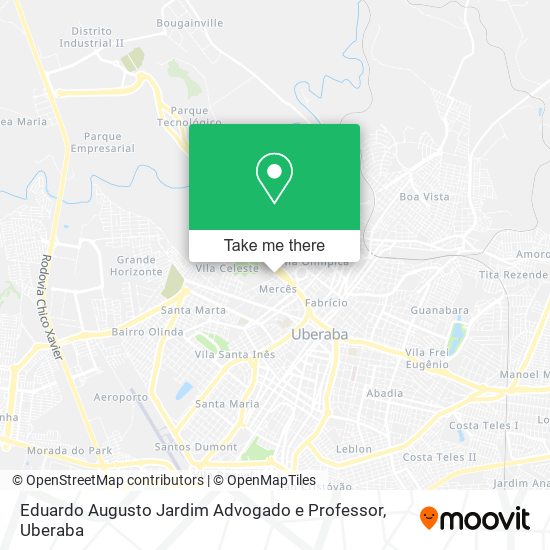 Mapa Eduardo Augusto Jardim Advogado e Professor