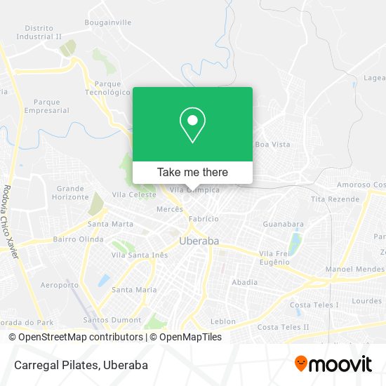 Carregal Pilates map