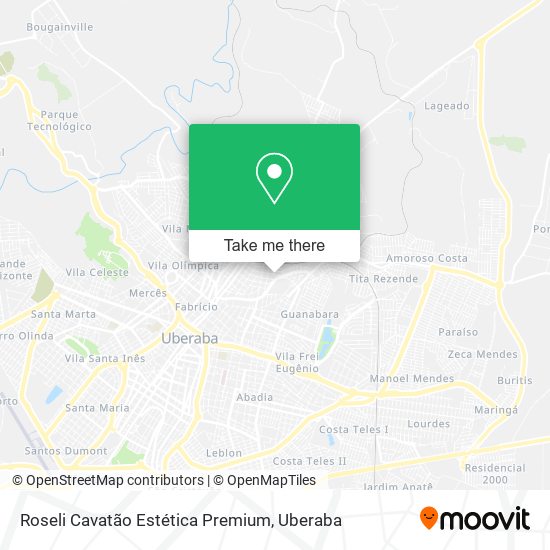 Roseli Cavatão Estética Premium map