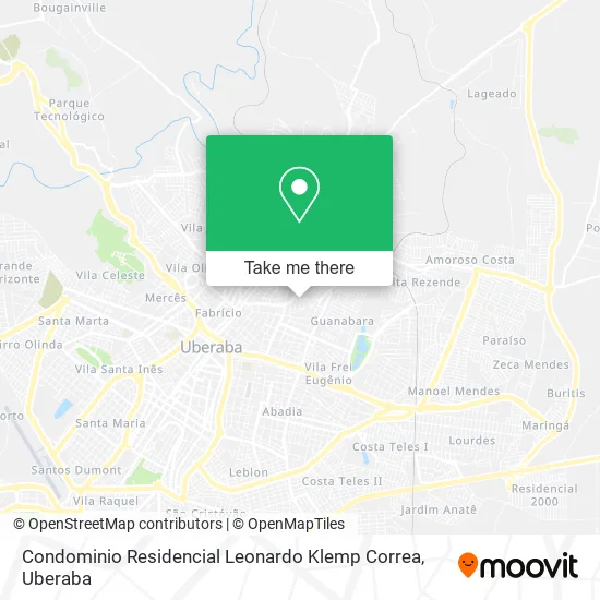 Condominio Residencial Leonardo Klemp Correa map