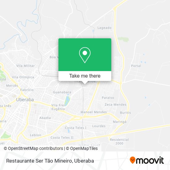 Mapa Restaurante Ser Tão Mineiro
