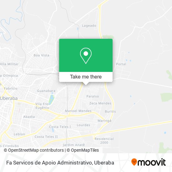 Fa Servicos de Apoio Administrativo map